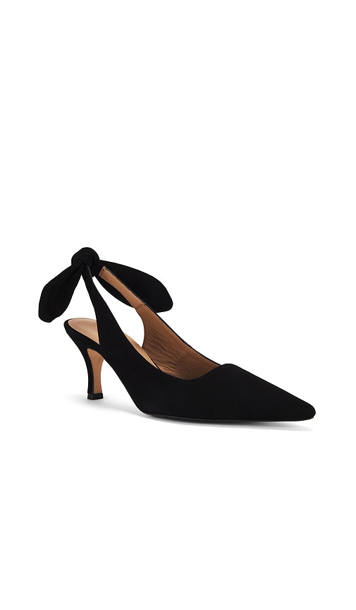 Shop Flattered Franchesca Bow Heel In Black