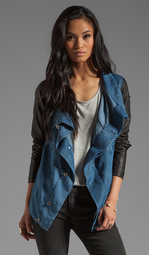 Offset Drape Jacket