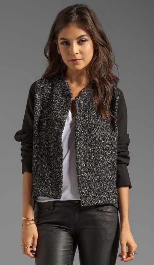 Carbon Contrast Sleeve Jacket