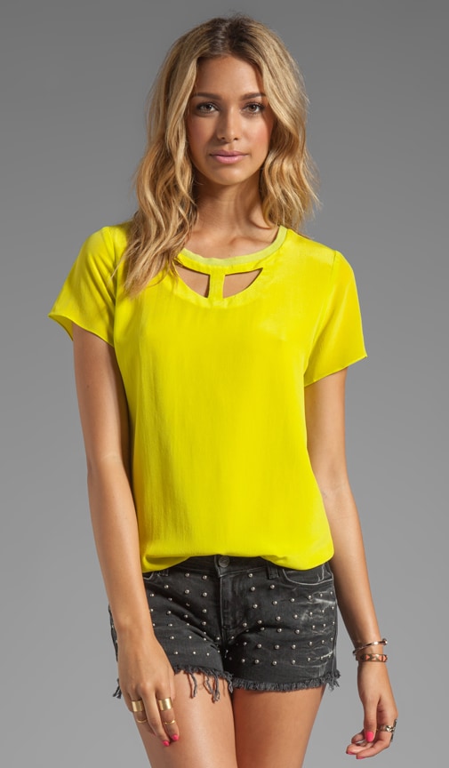 Lens Cut Out Front Top