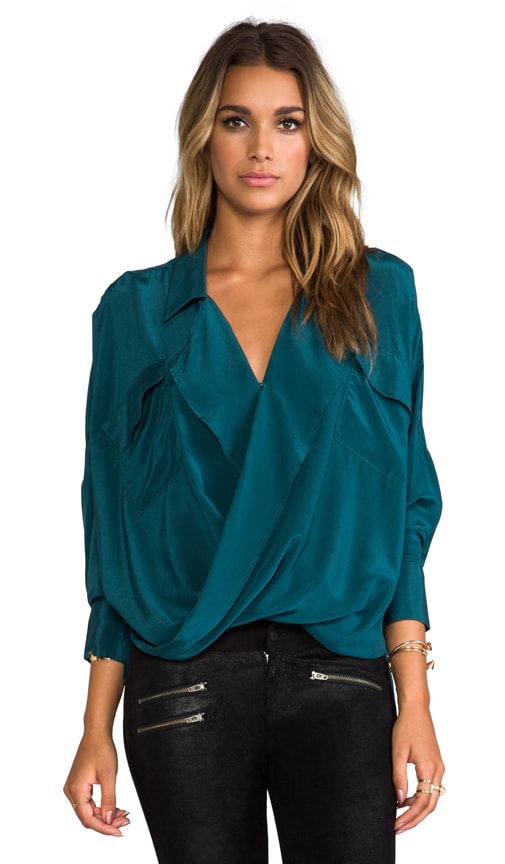 Solar Fold Front Blouse