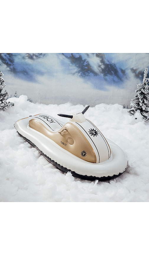 Shop Funboy Metallic Champagne Snowmobile Winter Snow Sled In N,a