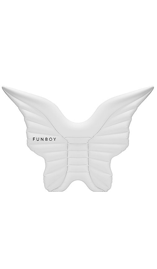 FUNBOY Angel Wings Pool Float in White