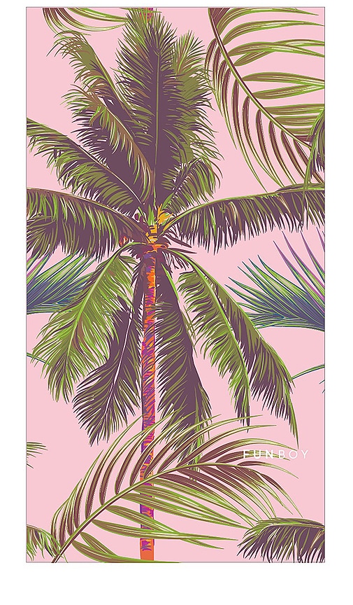 FUNBOY Tropical Towel in Pink