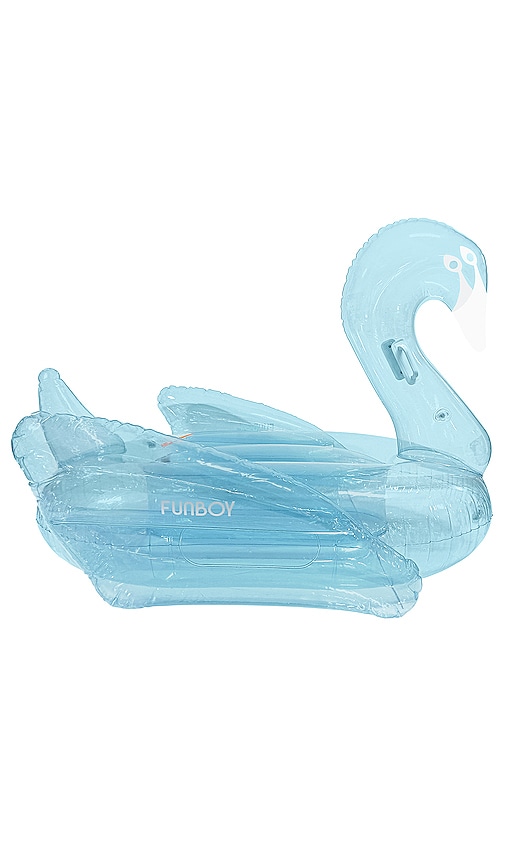 Shop Funboy Aqua Swan Float In Blue