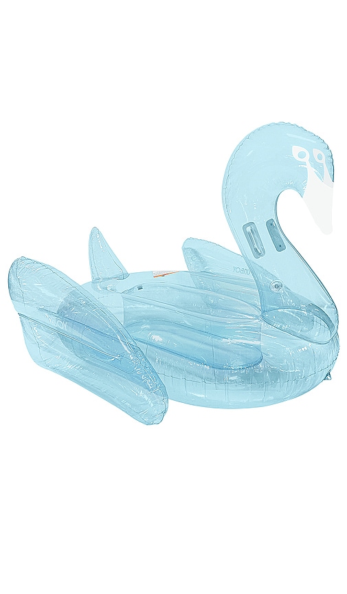 Shop Funboy Aqua Swan Float In Blue