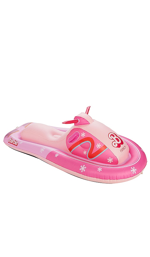 Funboy X Barbie The Movie Snowmobile Snow Sled In Pink