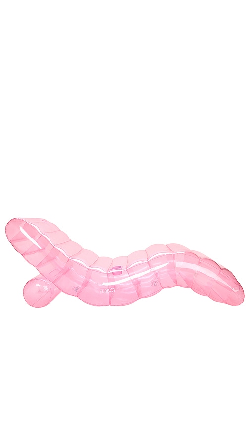 Shop Funboy Clear Pink Chaise Lounger