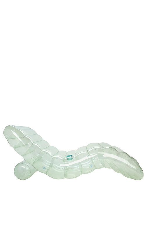 Shop Funboy Clear Seaglass Chaise Lounger In Green