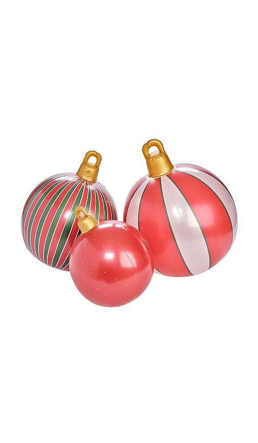 FUNBOY 3 Pack Classic Light-up Inflatable Ornament Set