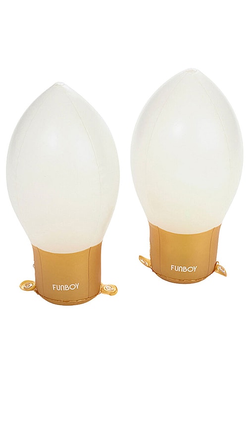 Funboy Light Up Holiday Bulbs 2 Pack In White