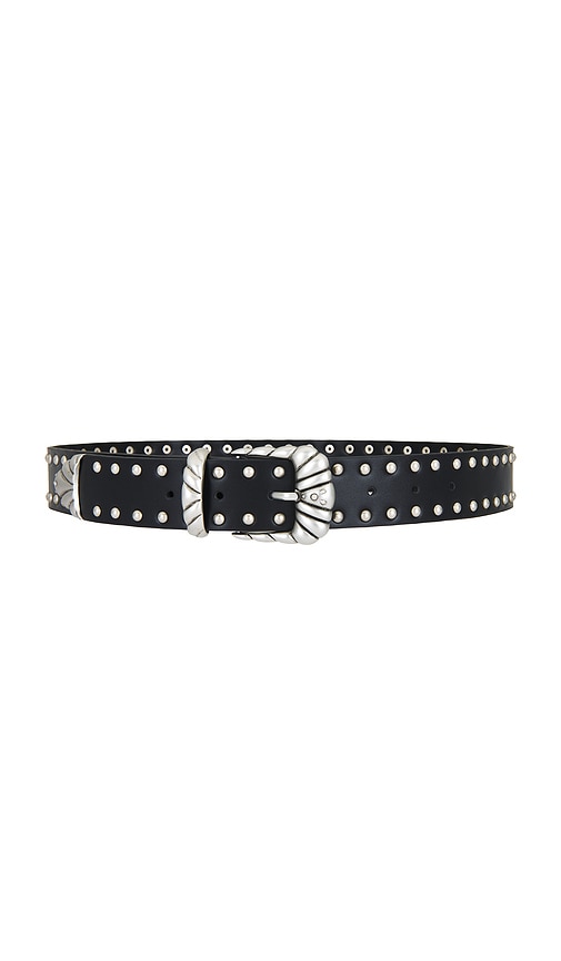 Wide Studded Western Belt in Black. - size XXS/XS (also in 2XL/3XL, L/XL, S/M)
