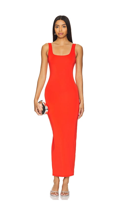 Shop Good American Modern Tank Maxi Dress In Roma002