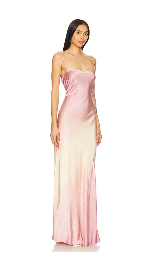 GOOD AMERICAN SATIN SLIP MAXI DRESS