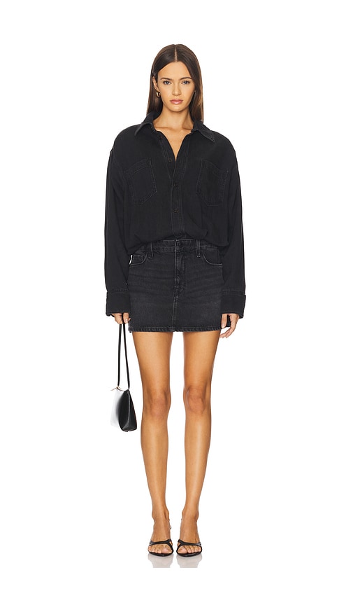 Good American Denim Shirt Dress