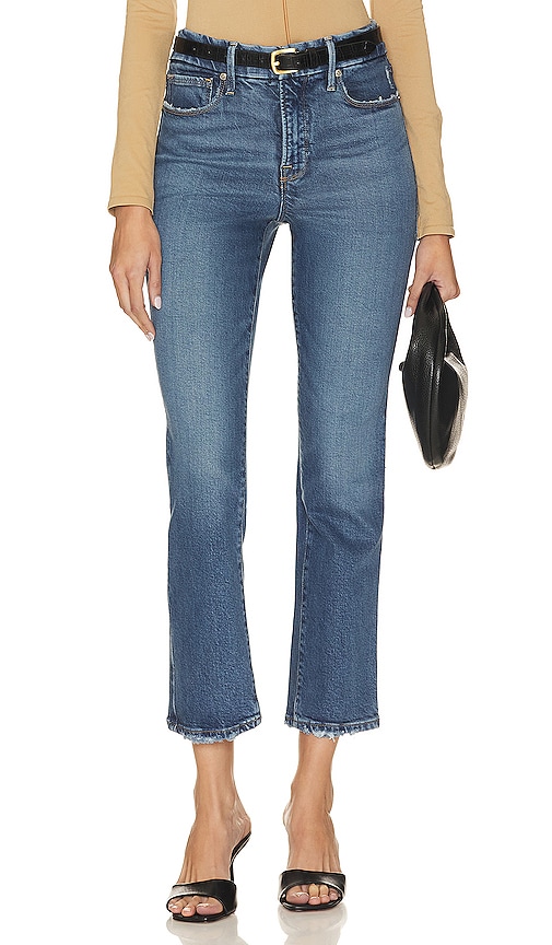 Good American Jeans Straight Good Indigo513 in | Legs REVOLVE