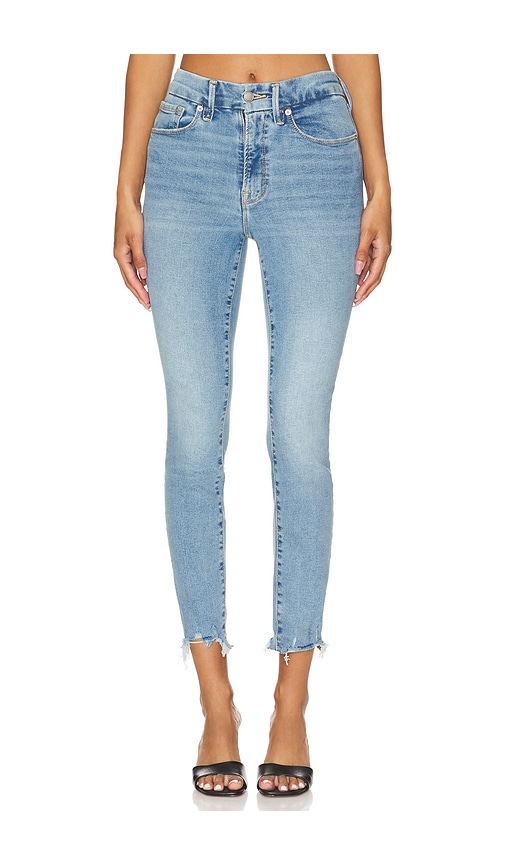 Shop Good American Always Fit Good Legs Crop In Indigo652