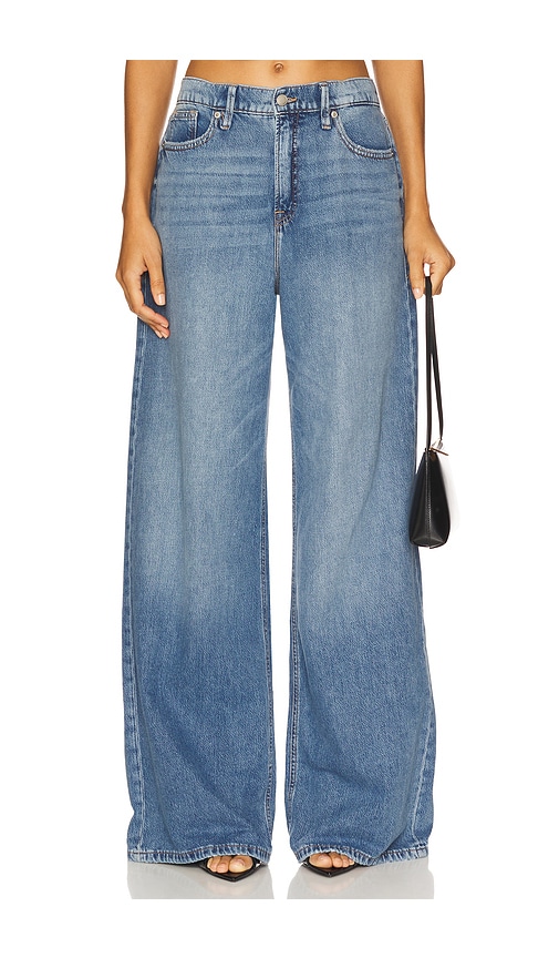 Good Standard Ease Wide Leg in Blue. - size 0 (also in 10, 12, 16, 18, 2, 20, 22, 24, 4, 6, 8) - Good American - Modalova
