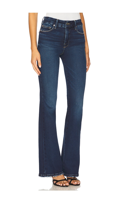 Good American Soft Tech Good Classic Bootcut Jeans In Blue