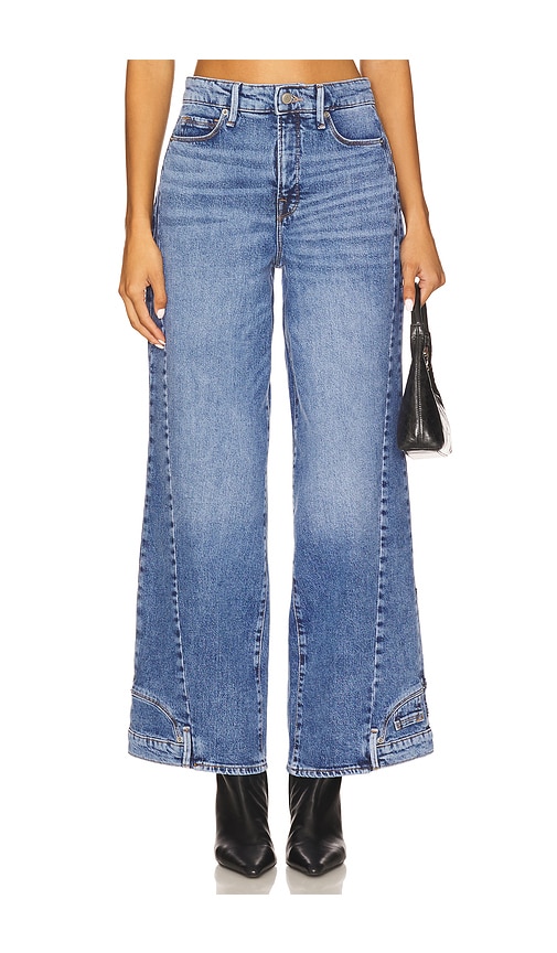 Good American Reworked Wide Leg Jeans