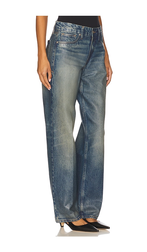  Good American 90s Relaxed Coated Jeansin Indigo927 En Color Azul Talla 0  (también En 10, 2, 22, 24, 4, 6, 8). 