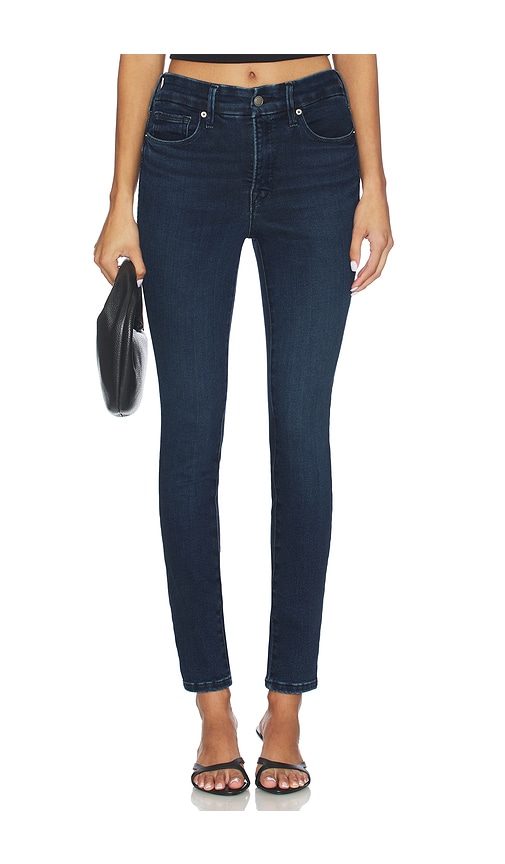 Good American Soft Tech Good Legs Skinny Jeans In Blue
