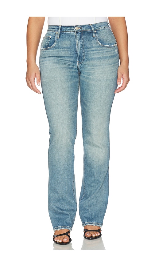  Good American Good Standard Bootcut Jeans In Blue. Taglia 2. Also In 4, 6, 8, 10, 12, 14, 18, 20, 22. 