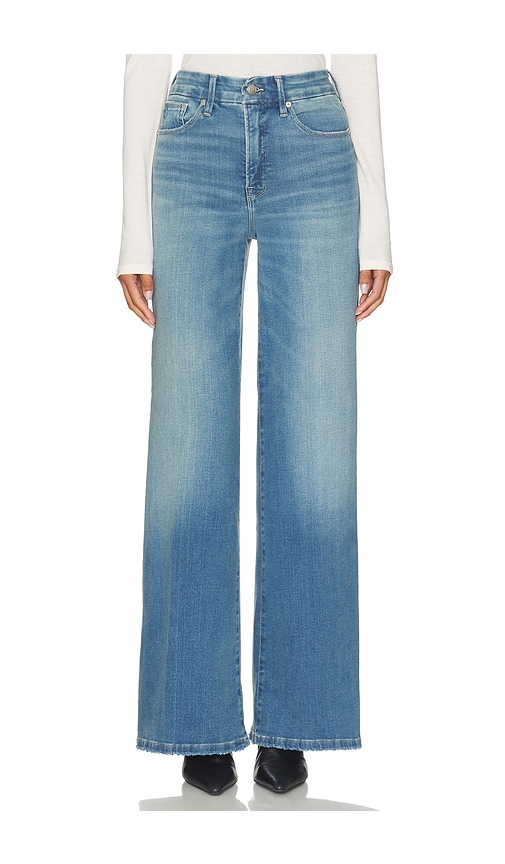 Good American Soft-tech Good Waist Palazzo Leg Jeans in Blue. - size 6 (also in 8, 16, 20, 24, 22)