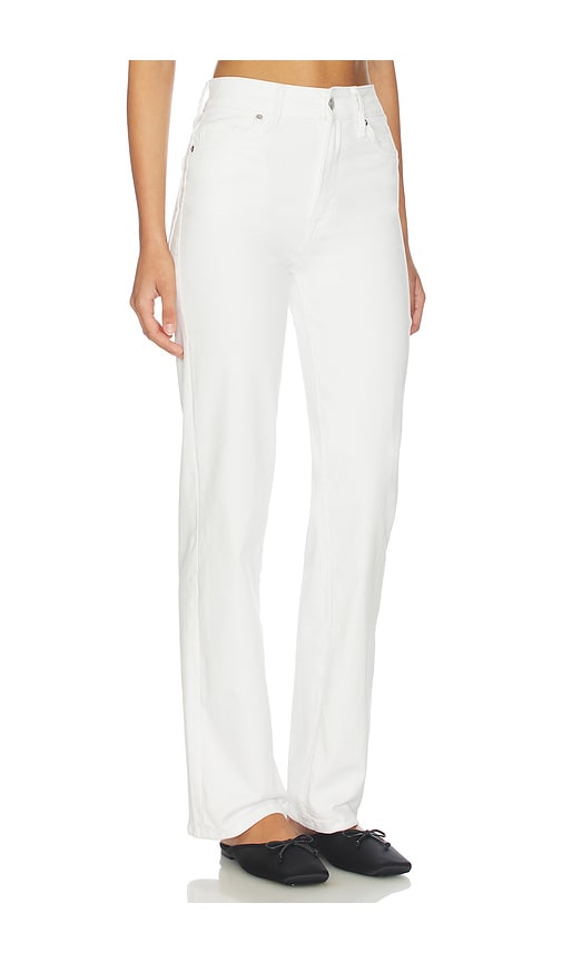 Good American Womens White001 Vintage Straight-leg Ankle Denim Jeans
