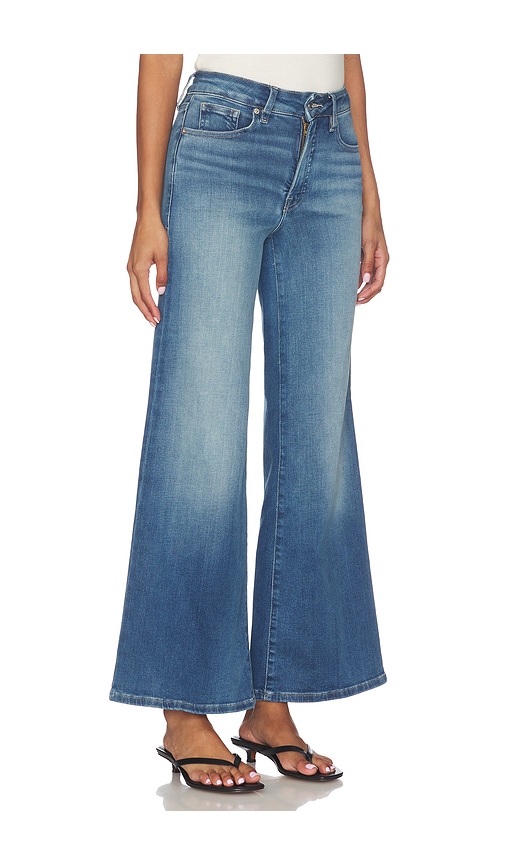 Good American Soft Tech High Palazzo Ankle Jeans | Thumbnail 3