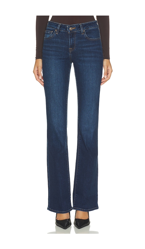 Good Low Rise Bootcut Jeans in Blue