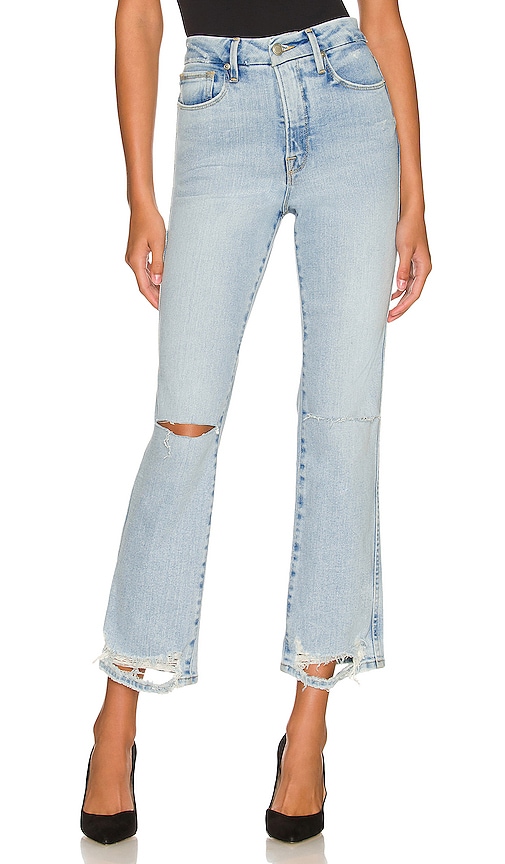 Good american good clearance curve straight leg jeans