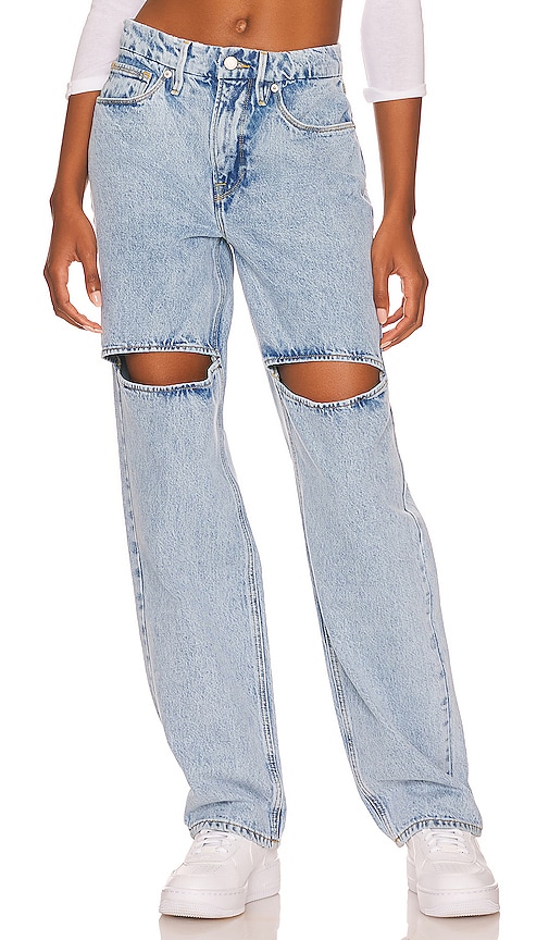 Good American Good '90s With Thigh Slits in Blue813 | REVOLVE