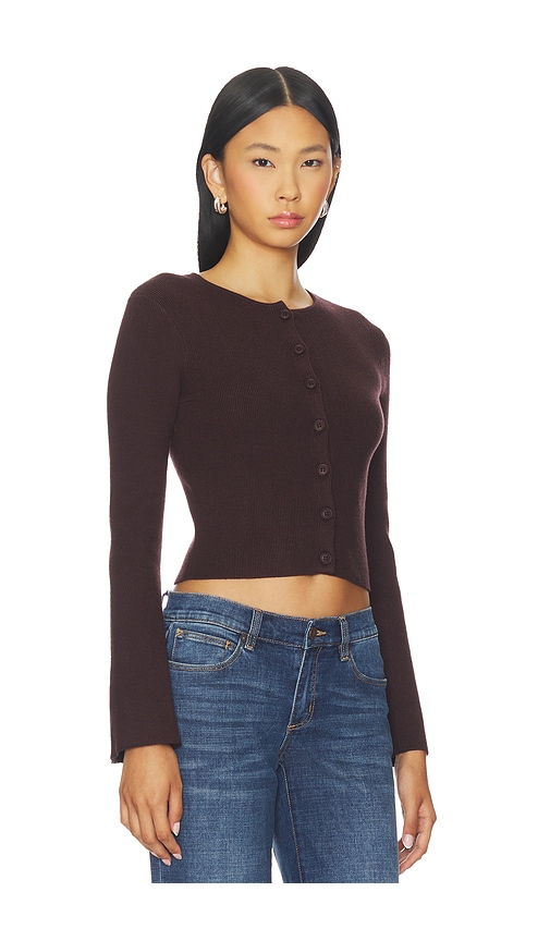  Good American Cardigan In Brown. Größe S. Also In L, Xl/1x, Xxl/2x, Xxxl/3x. 