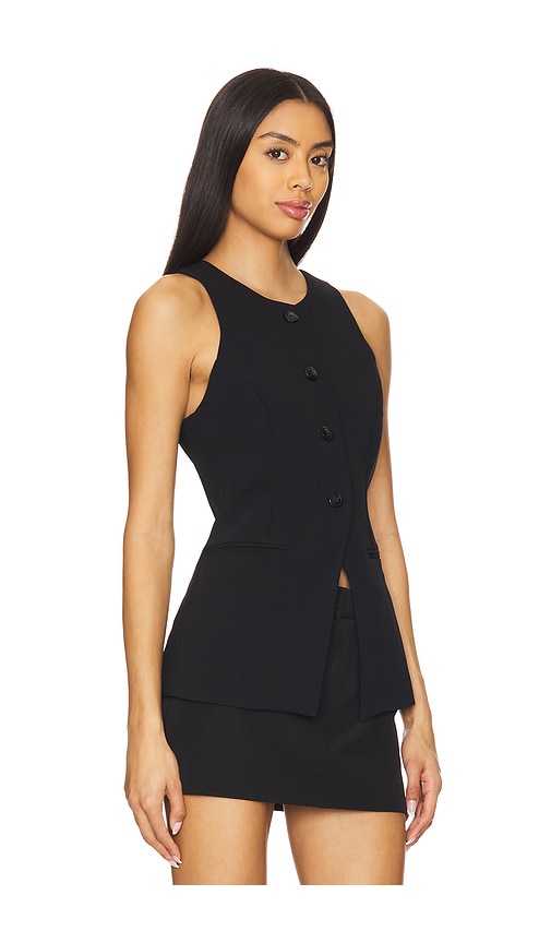 GOOD AMERICAN LUXE SUITING SCULPTED VEST