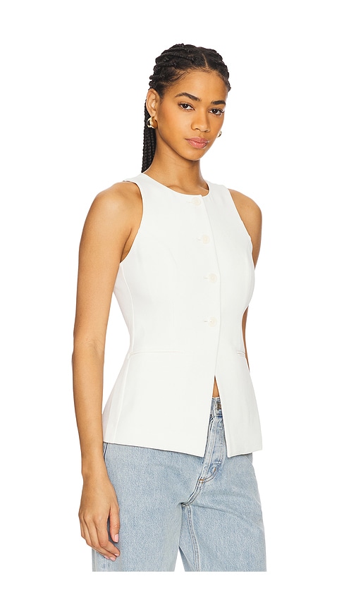 Good American Strukturiertes Top In Ivory. Größe L. Also In Xxxl/3x. 