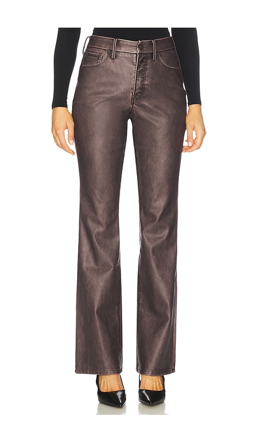 Good American Good Classic Bootcut Faux Leather Pants