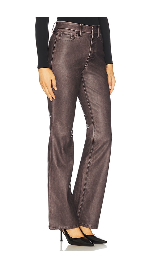 Good American Good Classic Bootcut Faux Leather Pants In Brown. Size 00. Also In 0, 2, 4, 6, 8, 10, 12, 14, 18, 22. 