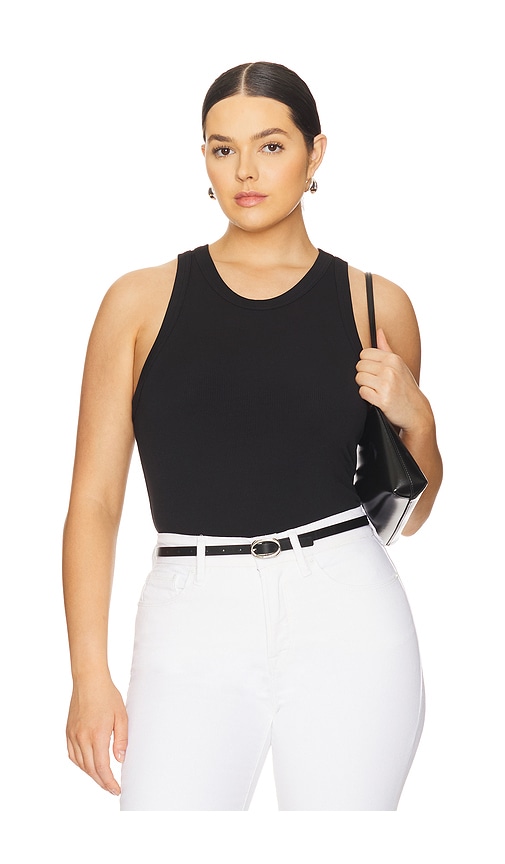 GOOD AMERICAN MICRO RIB TANK TOP