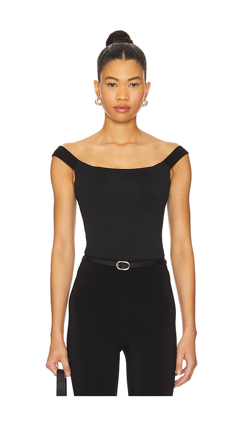 Scuba Corset Bodysuit in Black. - size L (also in M, S, XL/1X, XS, XXL/2X, XXXL/3X, XXXXL/4X) - Good American - Modalova