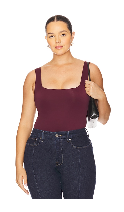 Good American Scuba Modern Tank Bodysuit In Multi