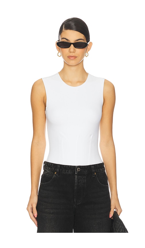 Good American Weightless Corset Tank Top