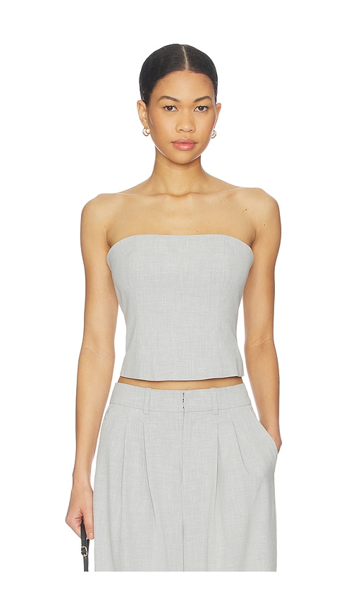 Good American BUSTIER ESSENTIAL en Light Grey Taille S Also en XS M 2X 3X 5X 84 €