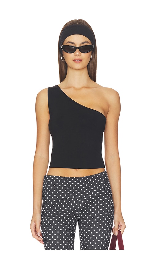 Good American Super Stretch One Shoulder Tank Top en Black Taille M Also en XS S L 1X 54 €