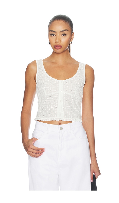 Good American The Eyelet Top
