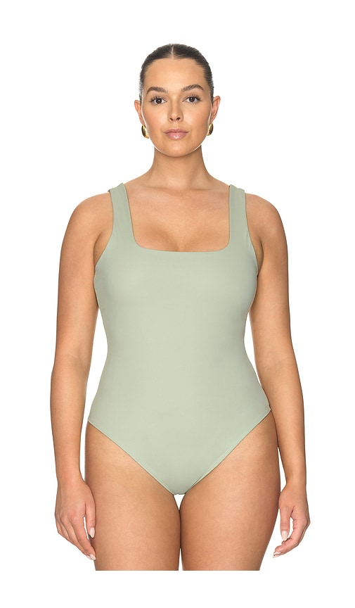Good American The Weightless Sculpting Modern Tank Bodysuit | Thumbnail 4
