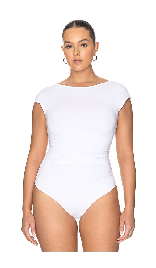Good American The Open Back Bodysuit | Thumbnail 4