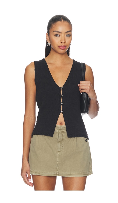 Good American The Knit Vest Top en Black Taille XL1X Also en XS S M L 132 €