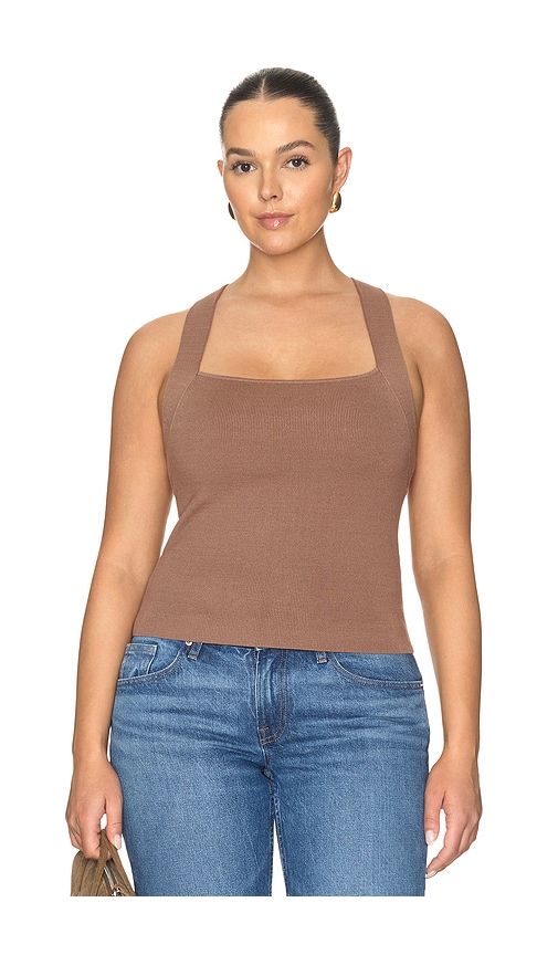 Good American The Rib Strappy Tank Top | Thumbnail 2 Good American The Rib Strappy Tank Top | Thumbnail 2