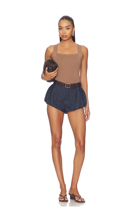 Good American The Rib Strappy Tank Top | Thumbnail 7 Good American The Rib Strappy Tank Top | Thumbnail 7